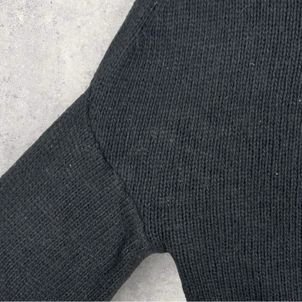 Red Valentino Black Tie Shoulder Knit Sweater Top Wool Cashmere Size Small‎ Pull - Picture 9 of 15